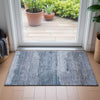 Piper Looms Chantille Modern ACN2156 Blue Machine Washable Area Rug Scatter Lifestyle Image Feature