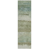 Piper Looms Chantille Modern ACN2156 Green Machine Washable Area Rug Runner Main Image