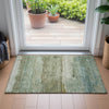 Piper Looms Chantille Modern ACN2156 Green Machine Washable Area Rug Scatter Lifestyle Image Feature