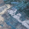 Piper Looms Chantille Abstract ACN2157 Blue Machine Washable Area Rug Swatch Image
