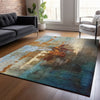 Piper Looms Chantille Abstract ACN2157 Paprika Machine Washable Area Rug Lifestyle Image Feature