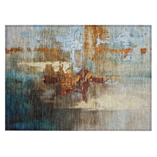 Piper Looms Chantille Abstract ACN2157 Paprika Machine Washable Area Rug Scatter Main Image