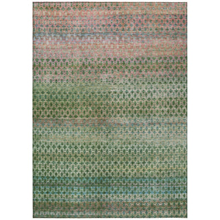 Piper Looms Chantille Abstract ACN2158 Aloe Machine Washable Area Rug main image
