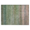 Piper Looms Chantille Abstract ACN2158 Aloe Machine Washable Area Rug Scatter Main Image