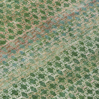 Piper Looms Chantille Abstract ACN2158 Aloe Machine Washable Area Rug Swatch Image