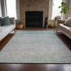 Piper Looms Chantille Abstract ACN2158 Beige Machine Washable Area Rug Lifestyle Image Feature