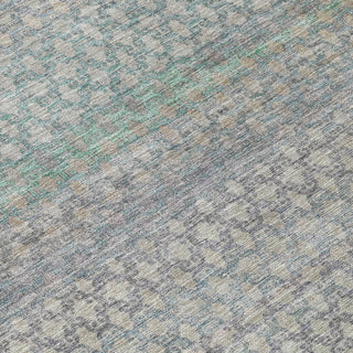 Piper Looms Chantille Abstract ACN2158 Beige Machine Washable Area Rug Swatch Image