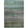 Piper Looms Chantille Abstract ACN2158 Green Machine Washable Area Rug main image