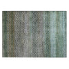 Piper Looms Chantille Abstract ACN2158 Green Machine Washable Area Rug Scatter Main Image