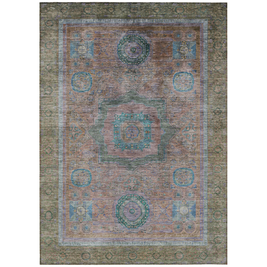 Piper Looms Chantille Global ACN2159 Copper Machine Washable Area Rug main image