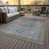 Piper Looms Chantille Global ACN2159 Copper Machine Washable Area Rug Outdoor Lifestyle Image Feature