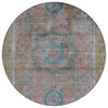 Piper Looms Chantille Global ACN2159 Copper Machine Washable Area Rug Round Main Image