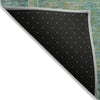 Piper Looms Chantille Global ACN2159 Green Machine Washable Area Rug Backing Image