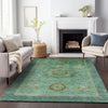 Piper Looms Chantille Global ACN2159 Green Machine Washable Area Rug Lifestyle Image Feature