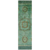 Piper Looms Chantille Global ACN2159 Green Machine Washable Area Rug Runner Main Image