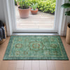 Piper Looms Chantille Global ACN2159 Green Machine Washable Area Rug Scatter Lifestyle Image Feature