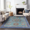 Piper Looms Chantille Global ACN2159 Teal Machine Washable Area Rug Lifestyle Image Feature