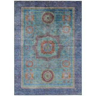 Piper Looms Chantille Global ACN2159 Teal Machine Washable Area Rug main image