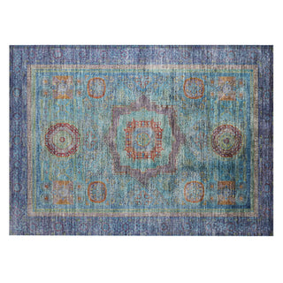 Piper Looms Chantille Global ACN2159 Teal Machine Washable Area Rug Scatter Main Image