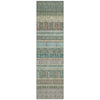 Piper Looms Chantille Stripes ACN2160 Aloe Machine Washable Area Rug Runner Main Image