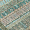Piper Looms Chantille Stripes ACN2160 Aloe Machine Washable Area Rug Swatch Image