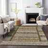 Piper Looms Chantille Stripes ACN2160 Brown Machine Washable Area Rug Lifestyle Image Feature