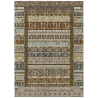 Piper Looms Chantille Stripes ACN2160 Brown Machine Washable Area Rug main image