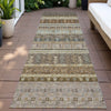 Piper Looms Chantille Stripes ACN2160 Brown Machine Washable Area Rug Runner Outdoor Lifestyle Image Feature