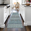 Piper Looms Chantille Stripes ACN2160 Emerald Machine Washable Area Rug Runner Lifestyle Image Feature