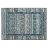 Piper Looms Chantille Stripes ACN2160 Emerald Machine Washable Area Rug Scatter Main Image