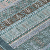 Piper Looms Chantille Stripes ACN2160 Emerald Machine Washable Area Rug Swatch Image