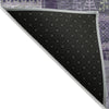 Piper Looms Chantille Stripes ACN2160 Purple Machine Washable Area Rug Backing Image