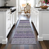Piper Looms Chantille Stripes ACN2160 Purple Machine Washable Area Rug Runner Lifestyle Image Feature