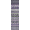 Piper Looms Chantille Stripes ACN2160 Purple Machine Washable Area Rug Runner Main Image