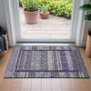 Piper Looms Chantille Stripes ACN2160 Purple Machine Washable Area Rug Scatter Lifestyle Image Feature