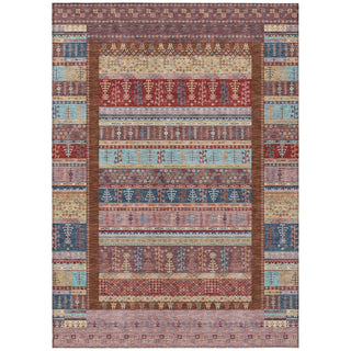 Piper Looms Chantille Stripes ACN2160 Red Machine Washable Area Rug main image