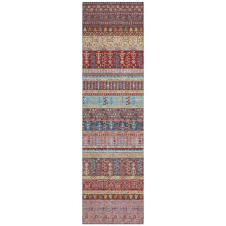 Piper Looms Chantille Stripes ACN2160 Red Machine Washable Area Rug Runner Main Image