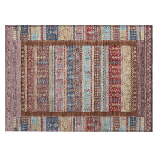 Piper Looms Chantille Stripes ACN2160 Red Machine Washable Area Rug Scatter Main Image
