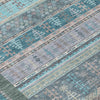 Piper Looms Chantille Stripes ACN2160 Teal Machine Washable Area Rug Swatch Image