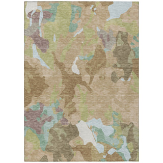 Piper Looms Chantille Modern ACN2161 Beige Machine Washable Area Rug main image