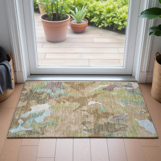 Piper Looms Chantille Modern ACN2161 Beige Machine Washable Area Rug Scatter Lifestyle Image Feature