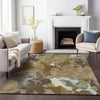 Piper Looms Chantille Modern ACN2161 Brown Machine Washable Area Rug Lifestyle Image Feature