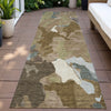 Piper Looms Chantille Modern ACN2161 Brown Machine Washable Area Rug Runner Outdoor Lifestyle Image Feature