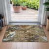 Piper Looms Chantille Modern ACN2161 Brown Machine Washable Area Rug Scatter Lifestyle Image Feature