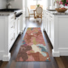 Piper Looms Chantille Modern ACN2161 Pink Machine Washable Area Rug Runner Lifestyle Image Feature