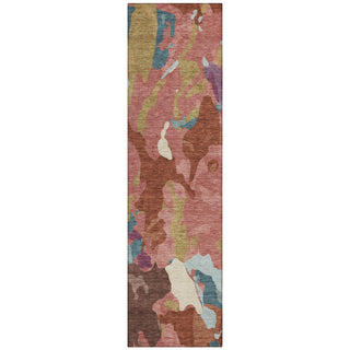 Piper Looms Chantille Modern ACN2161 Pink Machine Washable Area Rug Runner Main Image