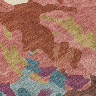 Piper Looms Chantille Modern ACN2161 Pink Machine Washable Area Rug Swatch Image