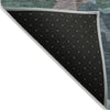 Piper Looms Chantille Modern ACN2161 Teal Machine Washable Area Rug Backing Image