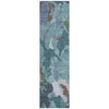Piper Looms Chantille Modern ACN2161 Teal Machine Washable Area Rug Runner Main Image
