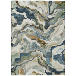 Piper Looms Chantille Modern ACN2162 Denim Machine Washable Area Rug main image